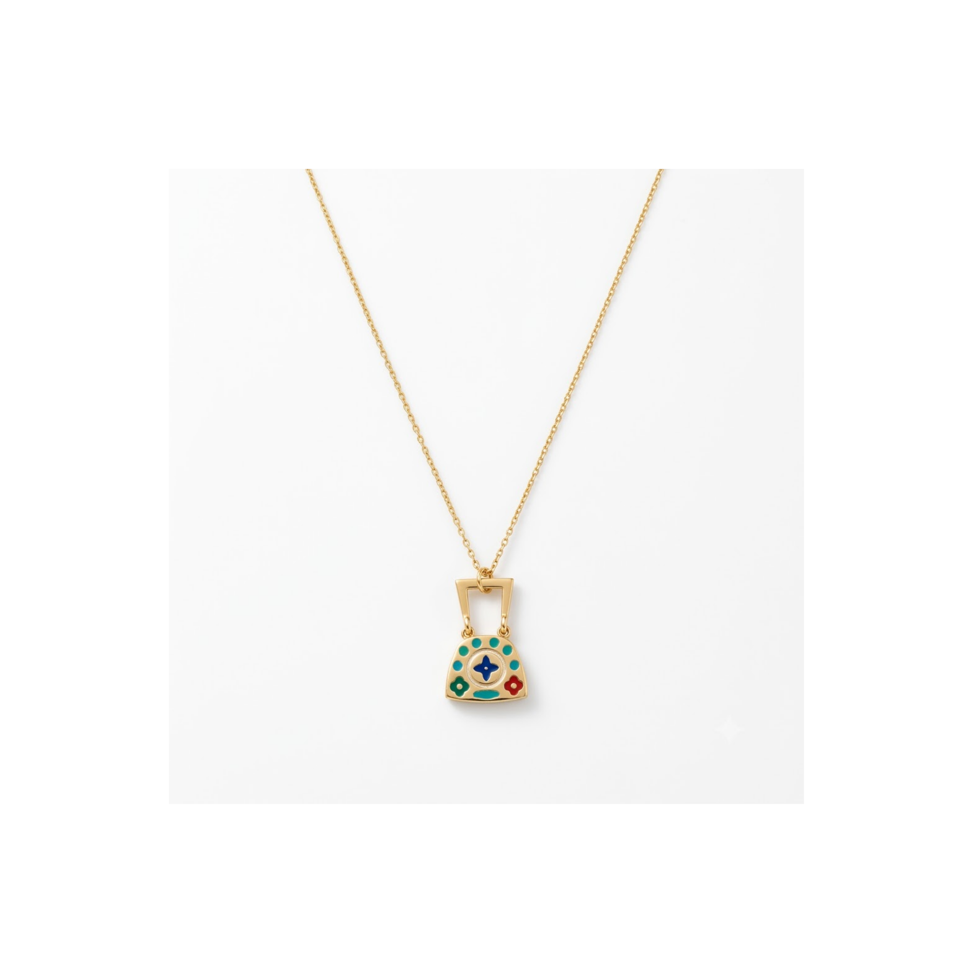Enamel Charm Pendant