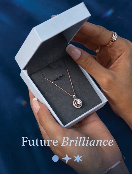 Gold and diamond bracelet crafted for the future