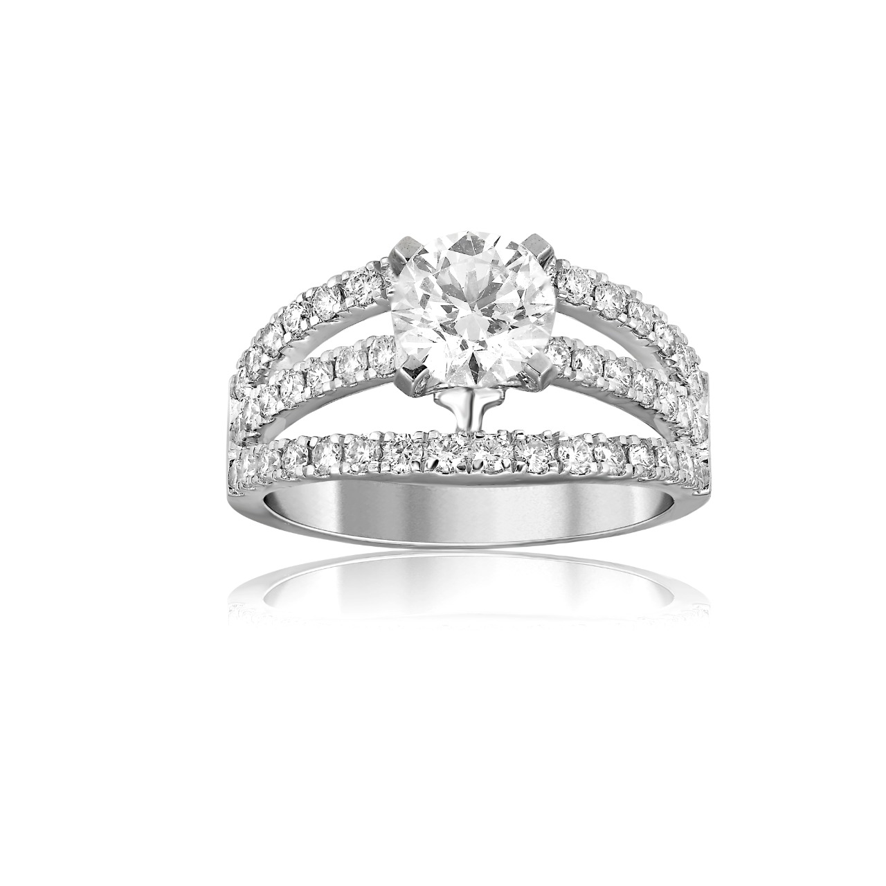 exclusive solitaire ring