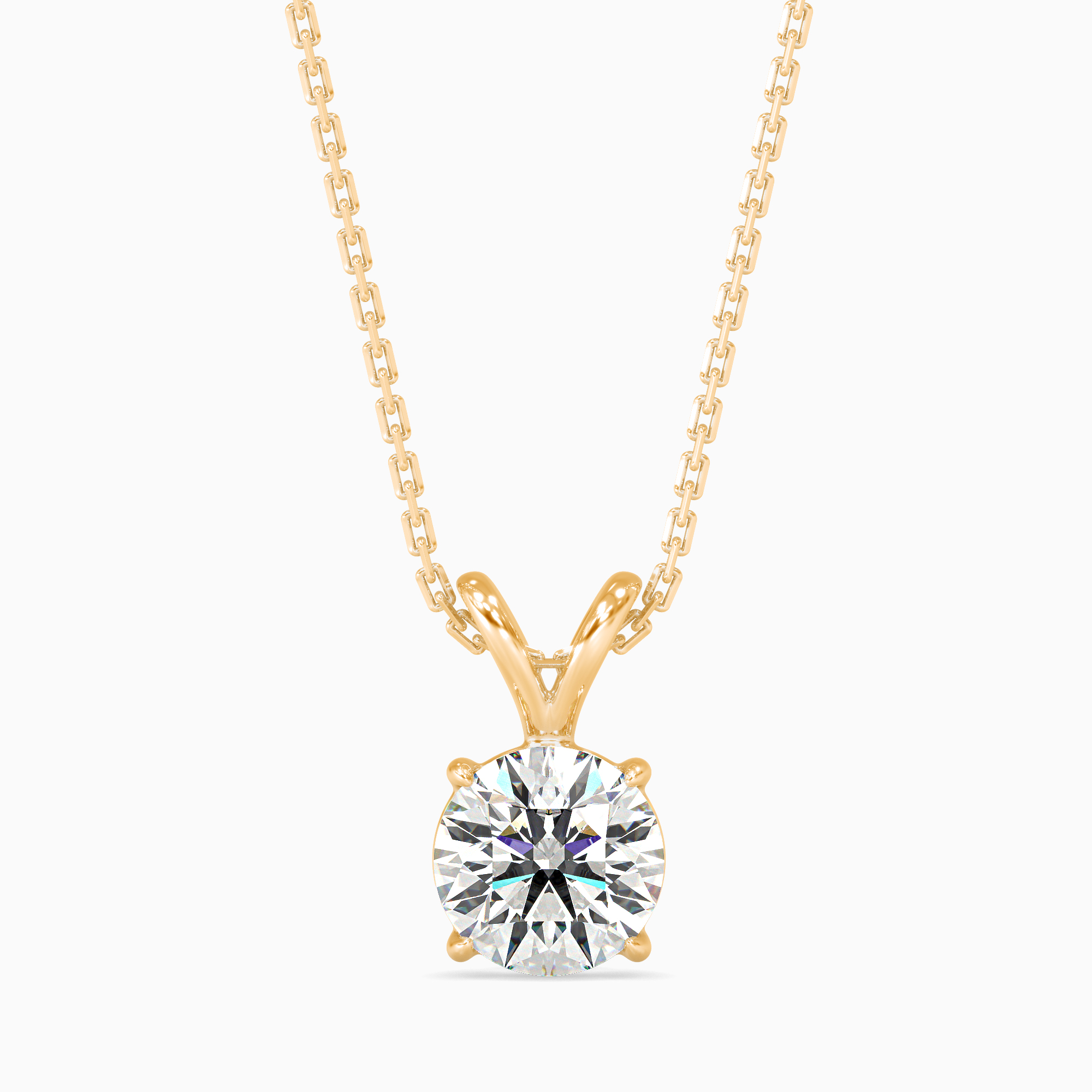 GLOWING SOLITAIRE PENDANT