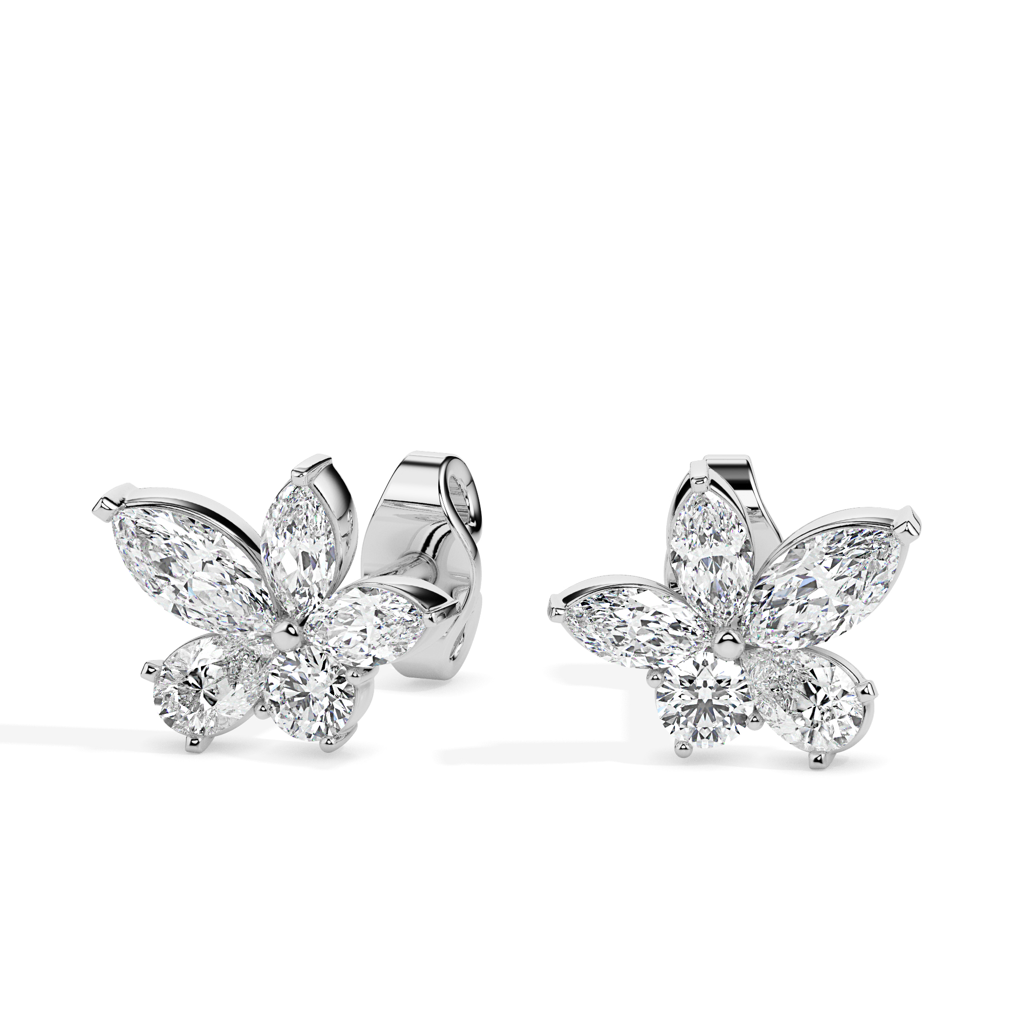 DIAMOND BLOSSOM EARRINGS