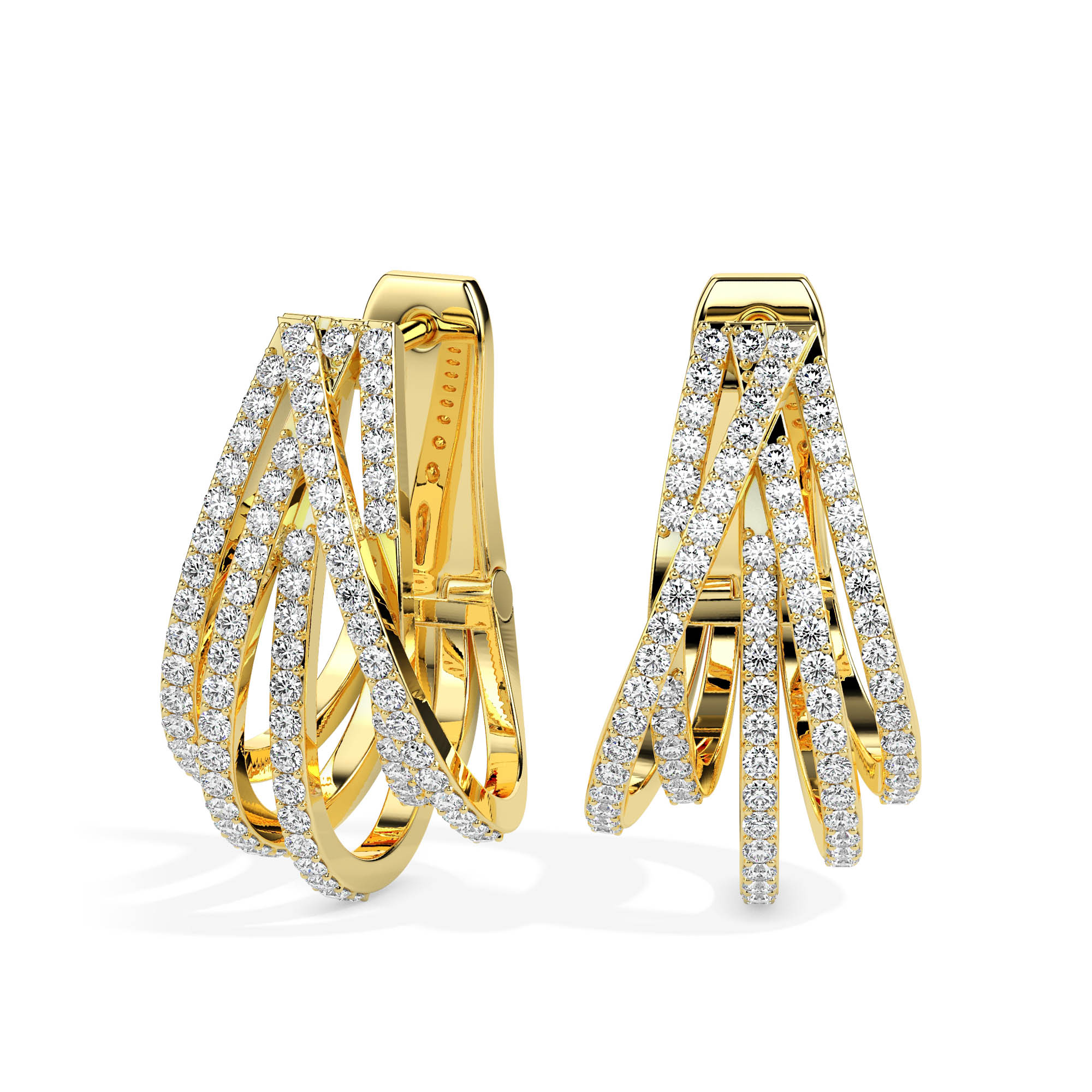 GLEAM CURVE EARRINGS