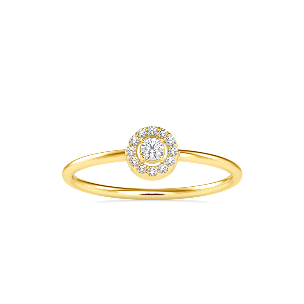 THIN BAND DIAMOND RING