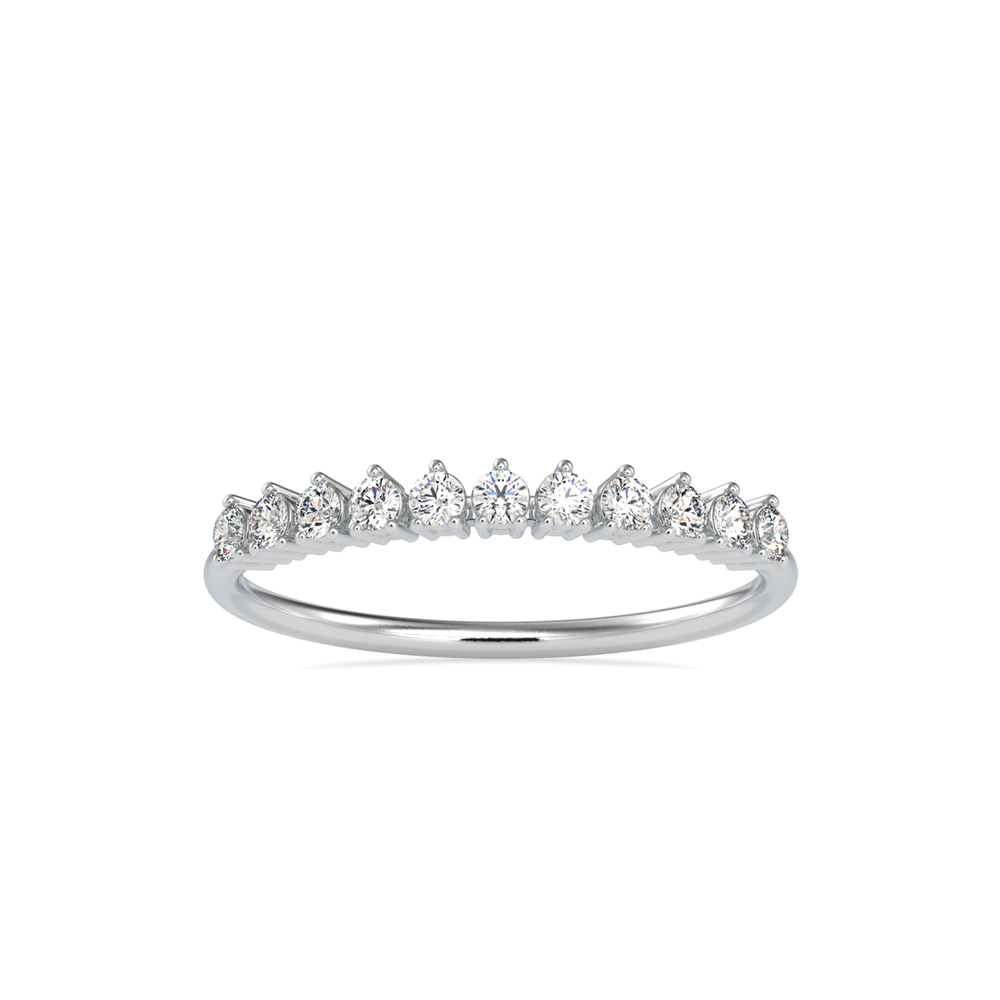 CURVED DIAMOND RING