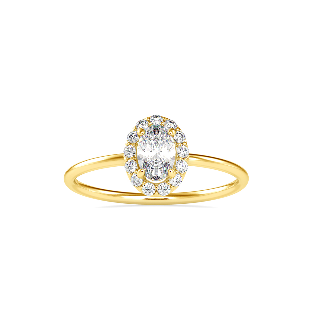 TIMELESS OVAL SPARK RING