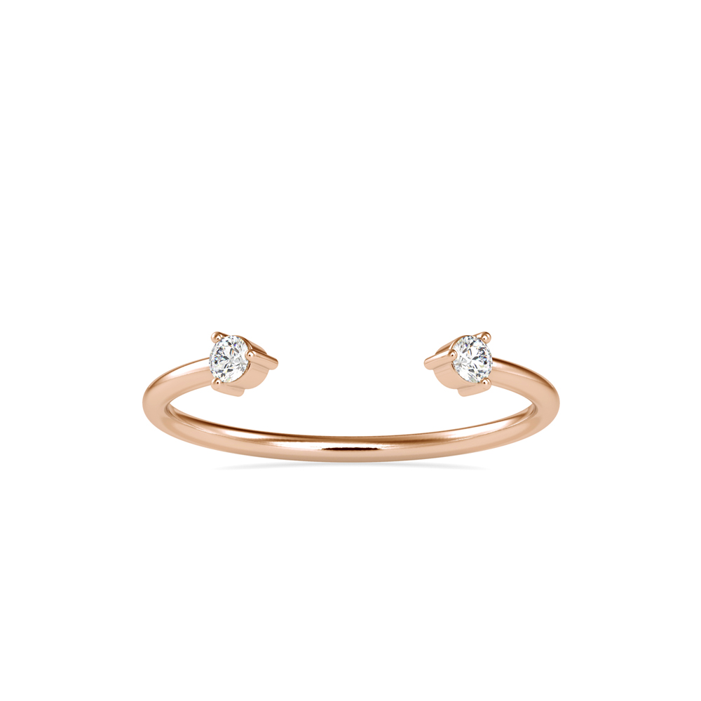 OPEN BAND DIAMOND RING
