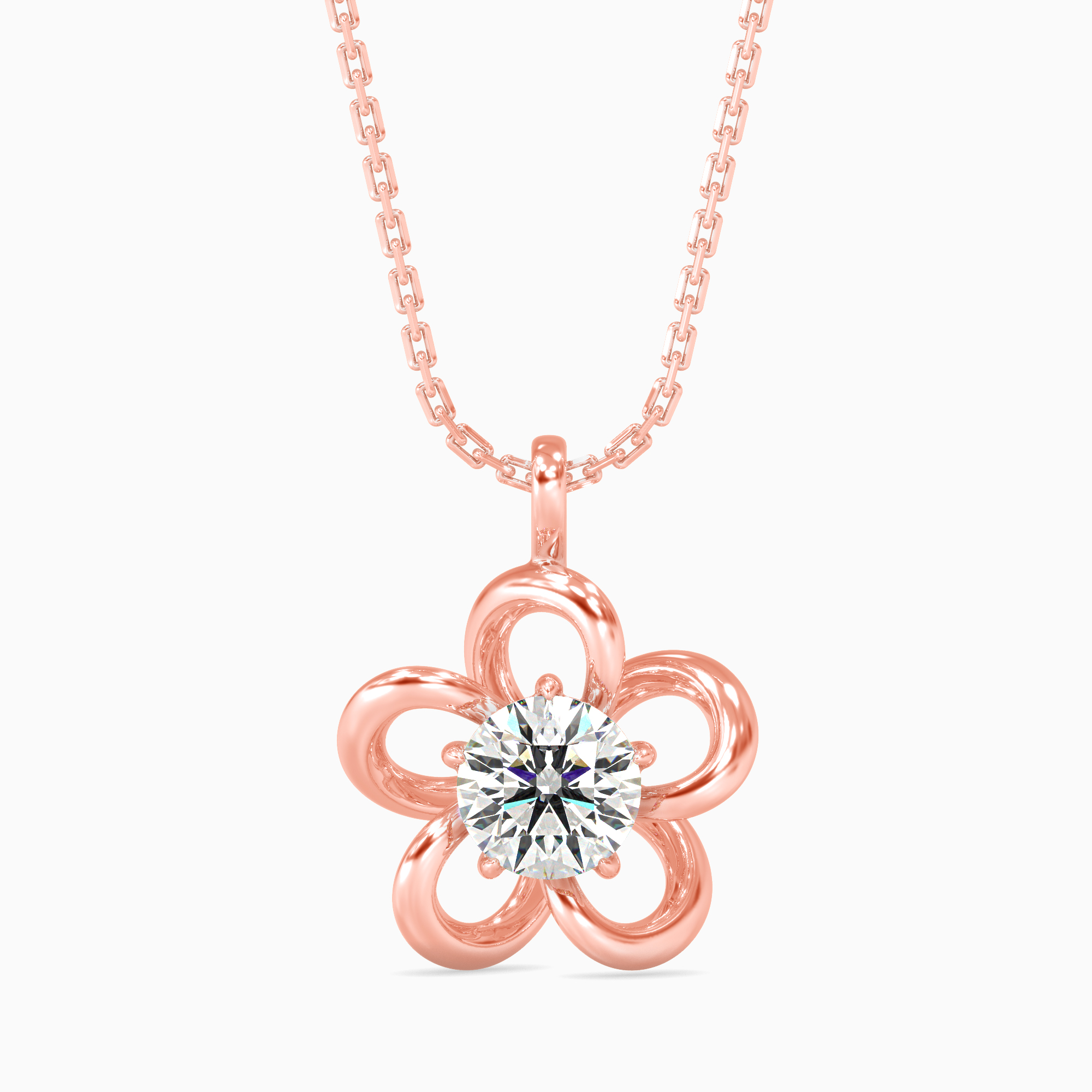 DIAMOND BLOSSOM PENDANT