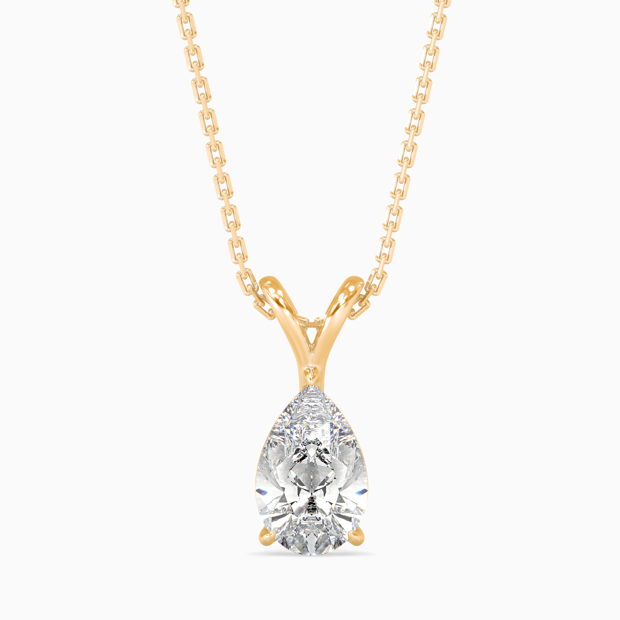 GLIMMERING PEAR PENDANT