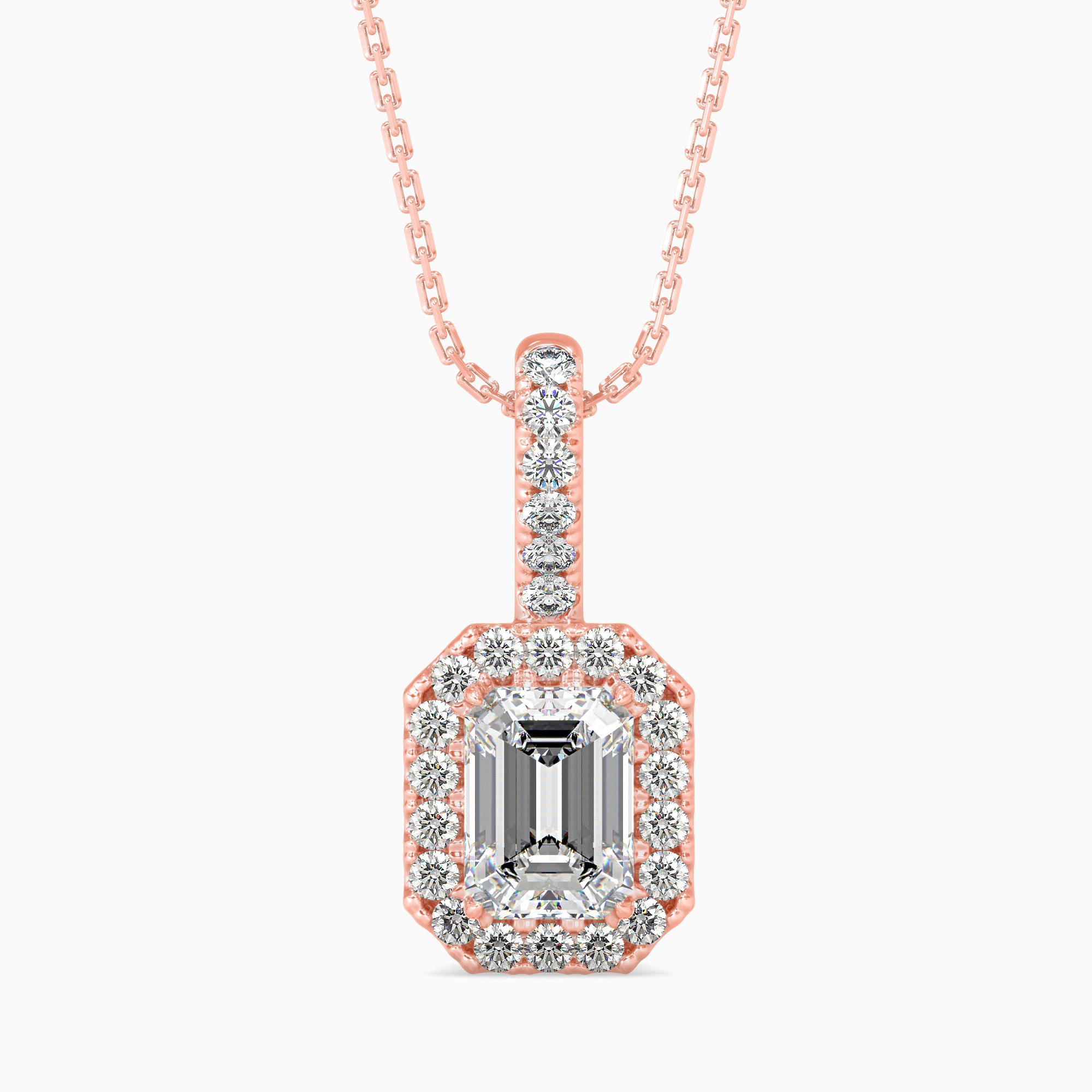 EMERALD CUT ELEGANCE PENDANT