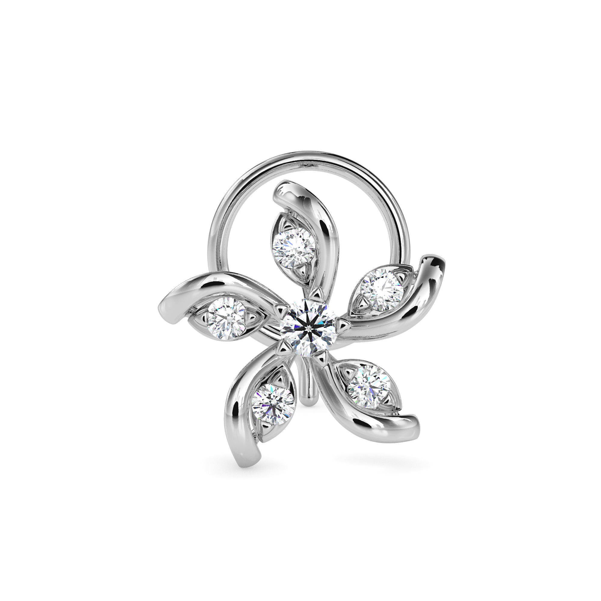 DIAMOND DALIYA NOSE PIN