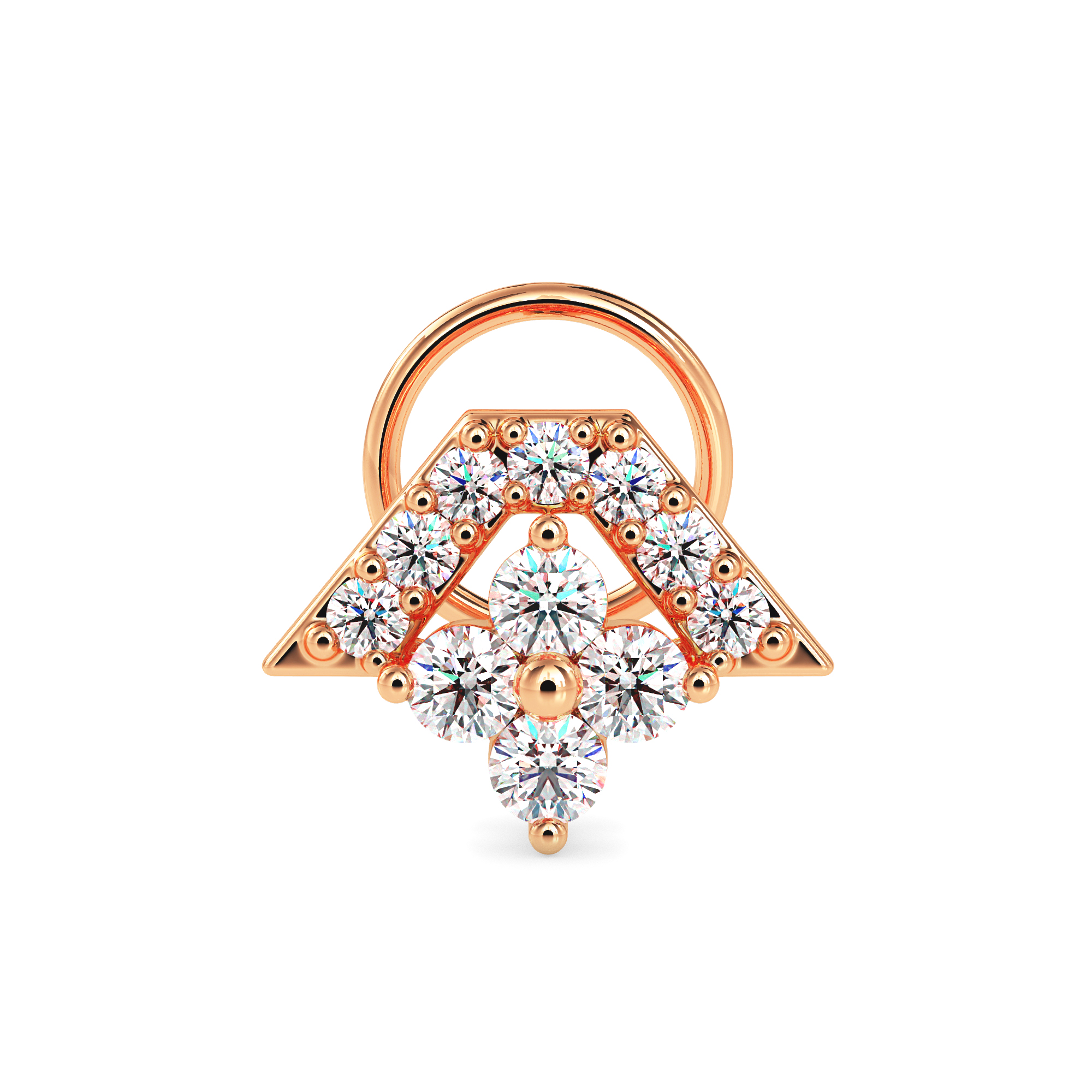 TRILUME SPARK NOSE PIN