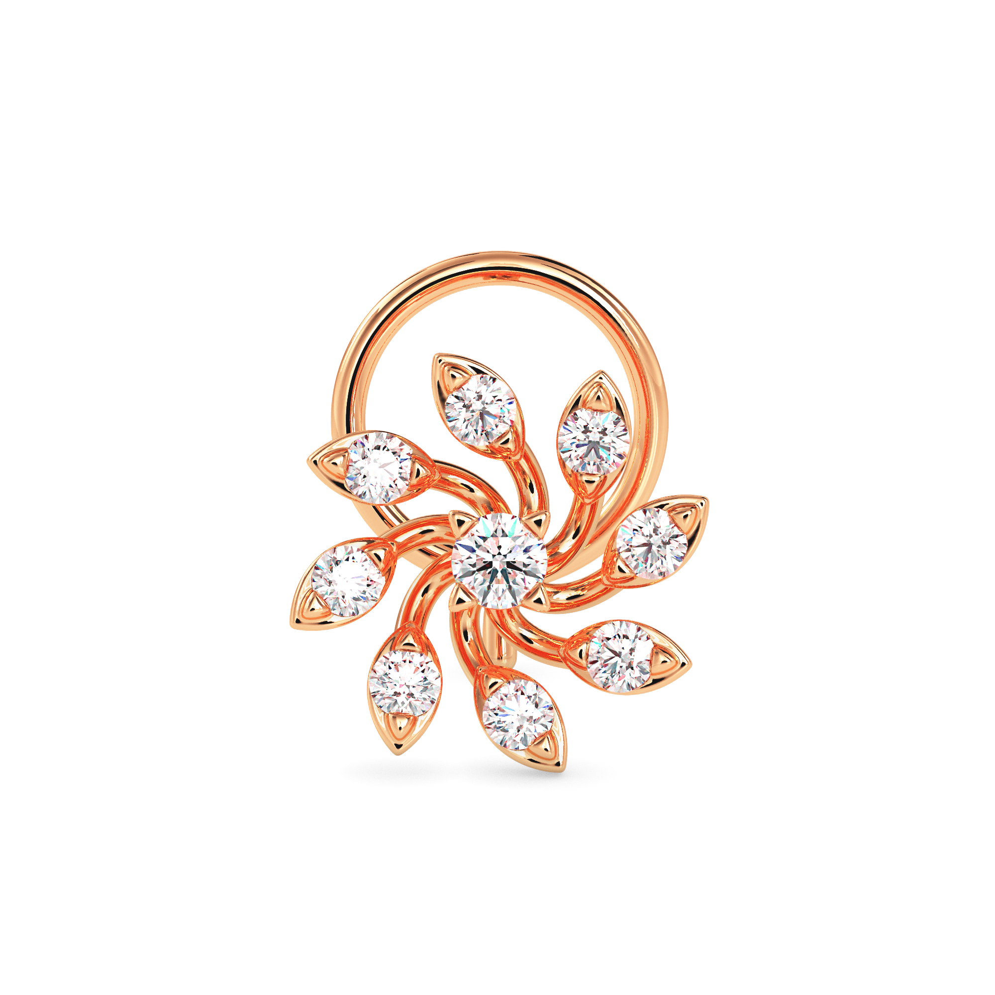 SPARKLING SUNFLOWER NOSEPIN