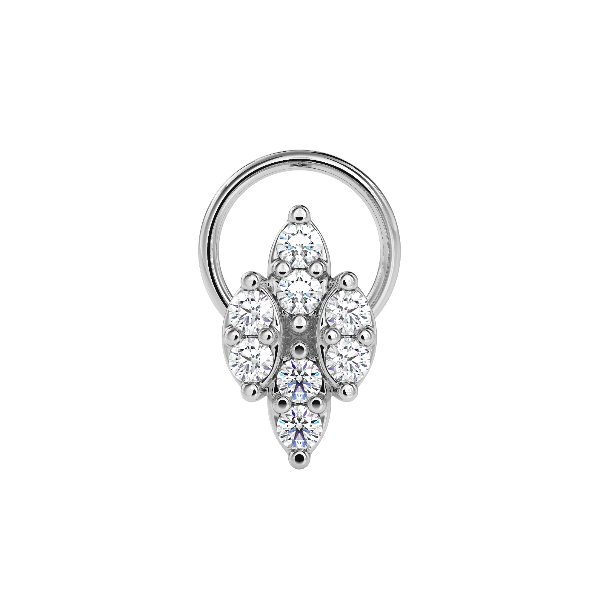 GOLDEN EMBER NOSE PIN