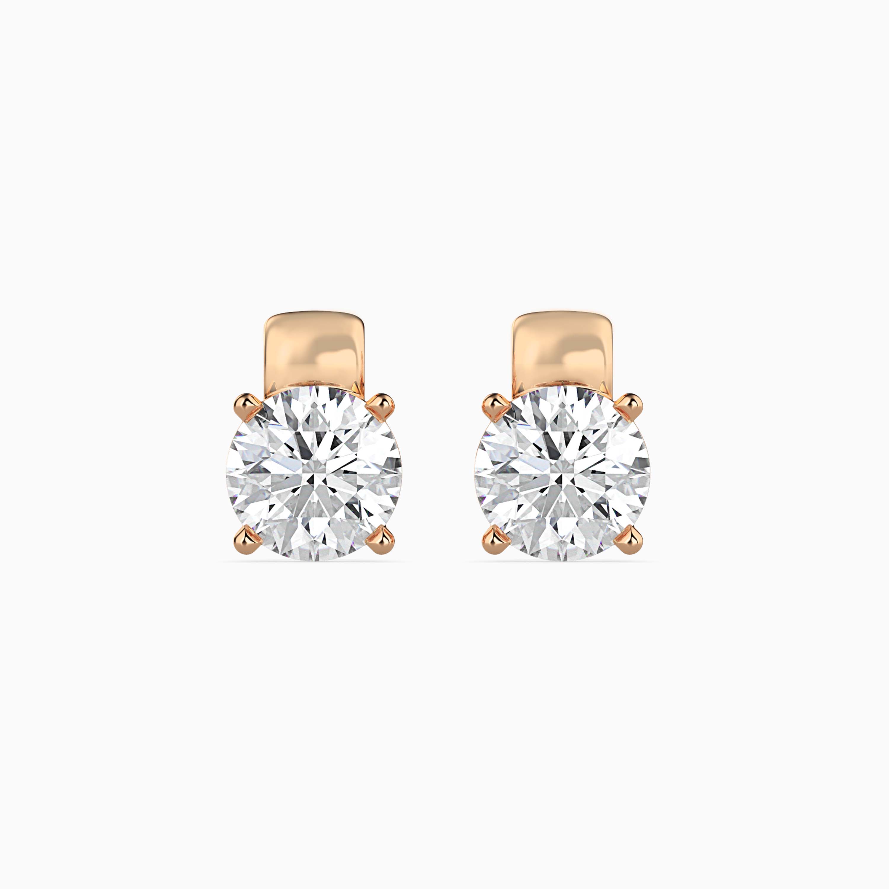 AURORA SOLITAIRE EAR STUDS