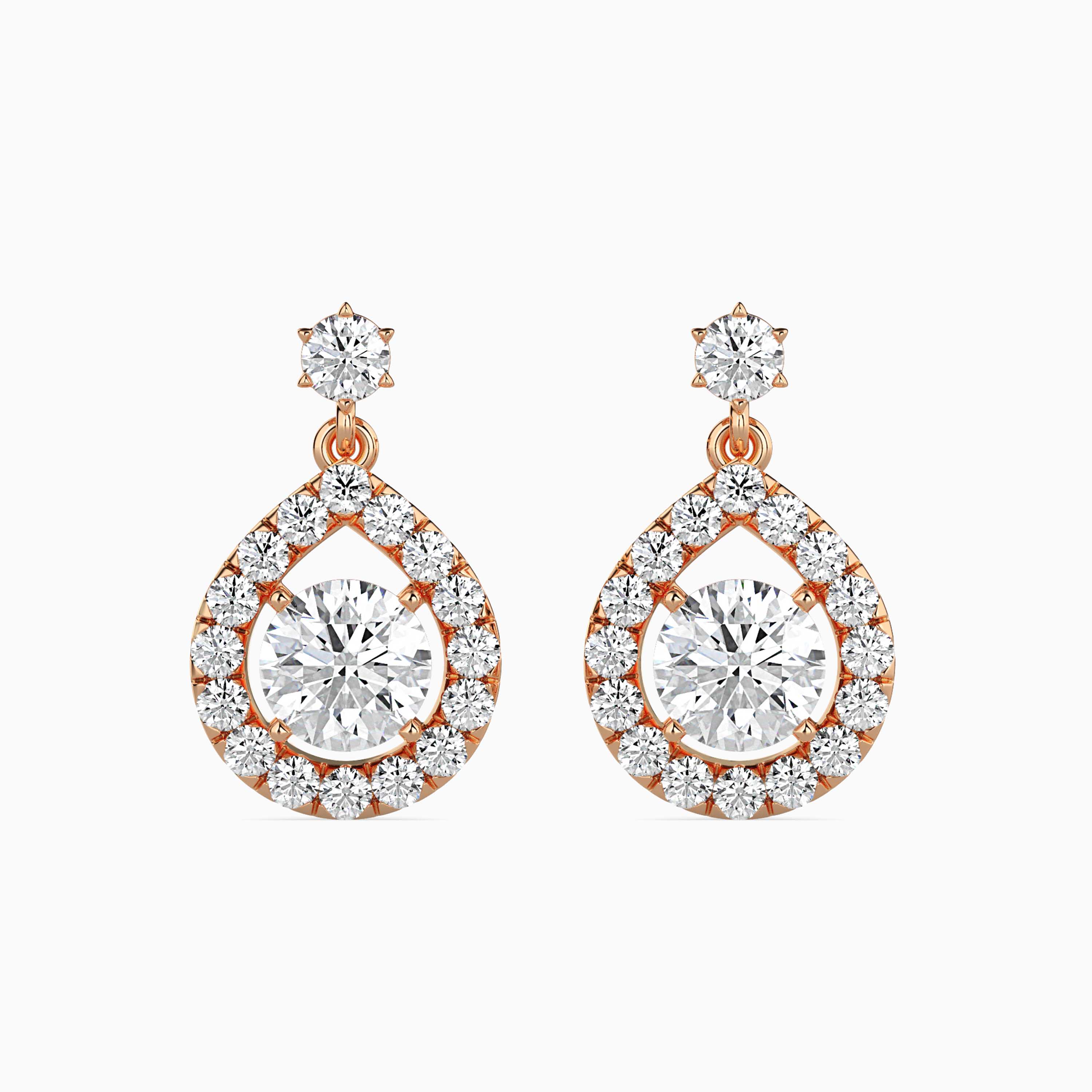 CRYSTAL TERADROP EARRINGS