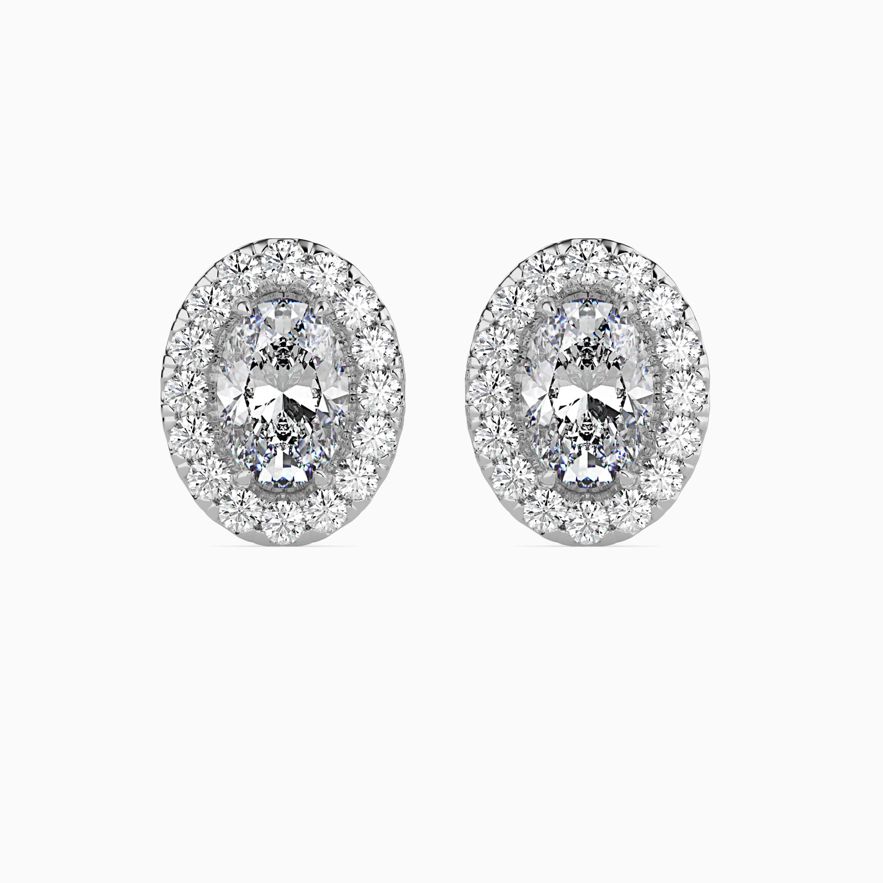 CELESTE OVAL EARSTUDS
