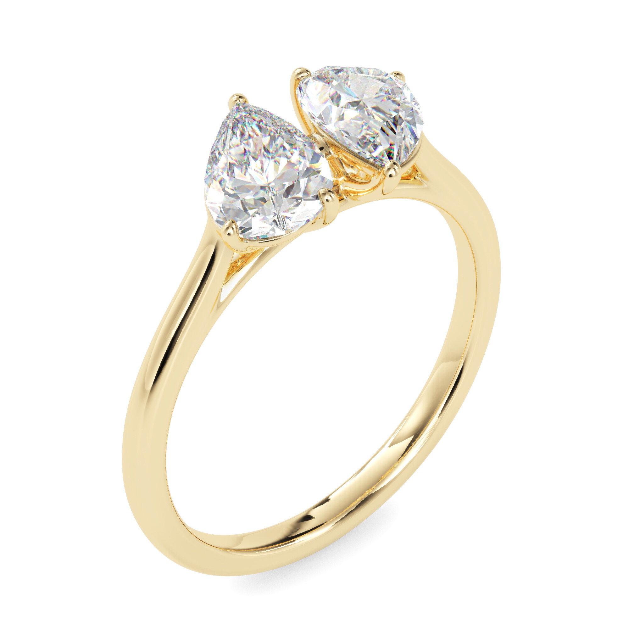 NATURE'S TEARDROP RING